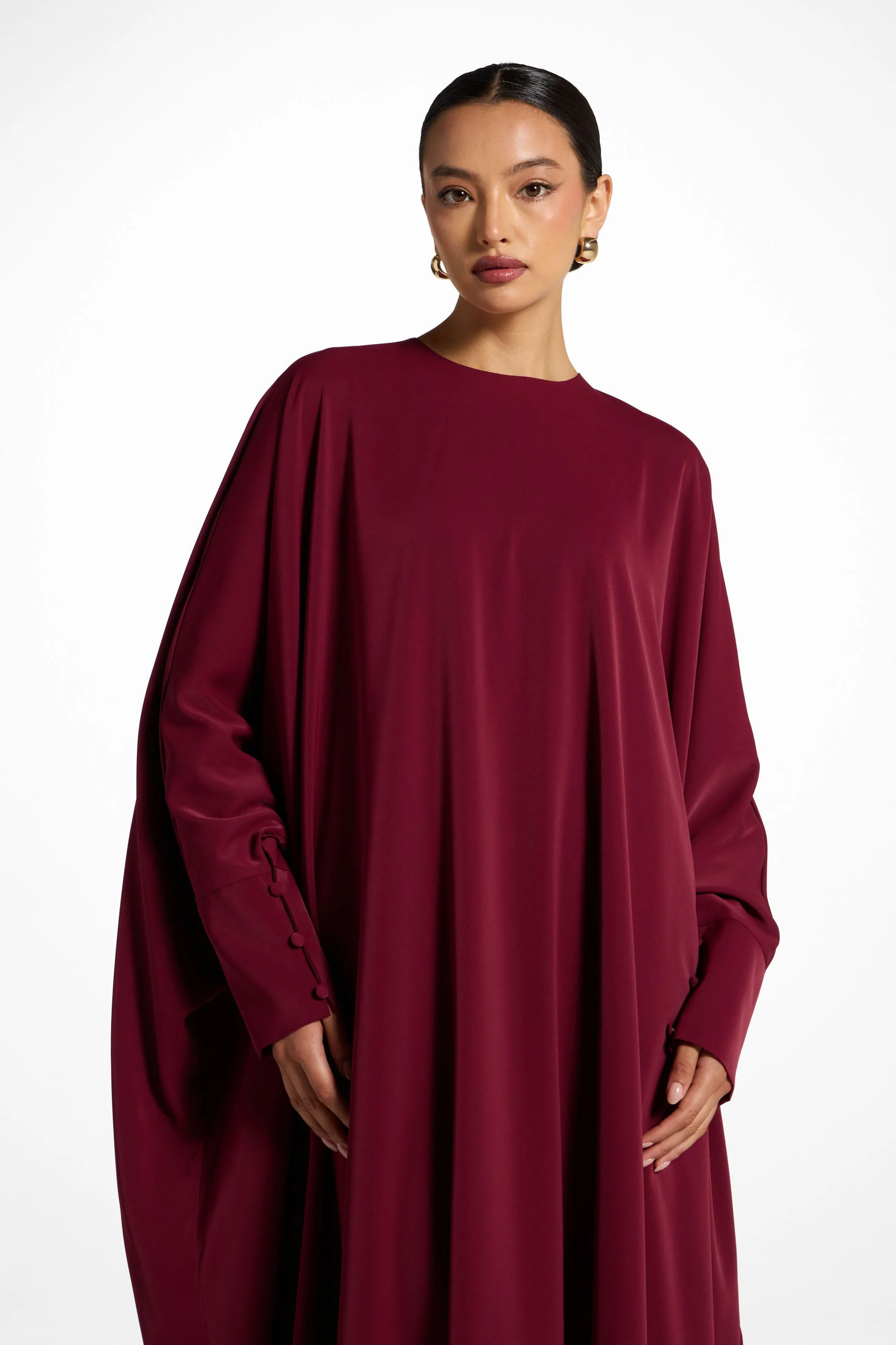 Yasmeen Abaya - Pomegranate - Image 3