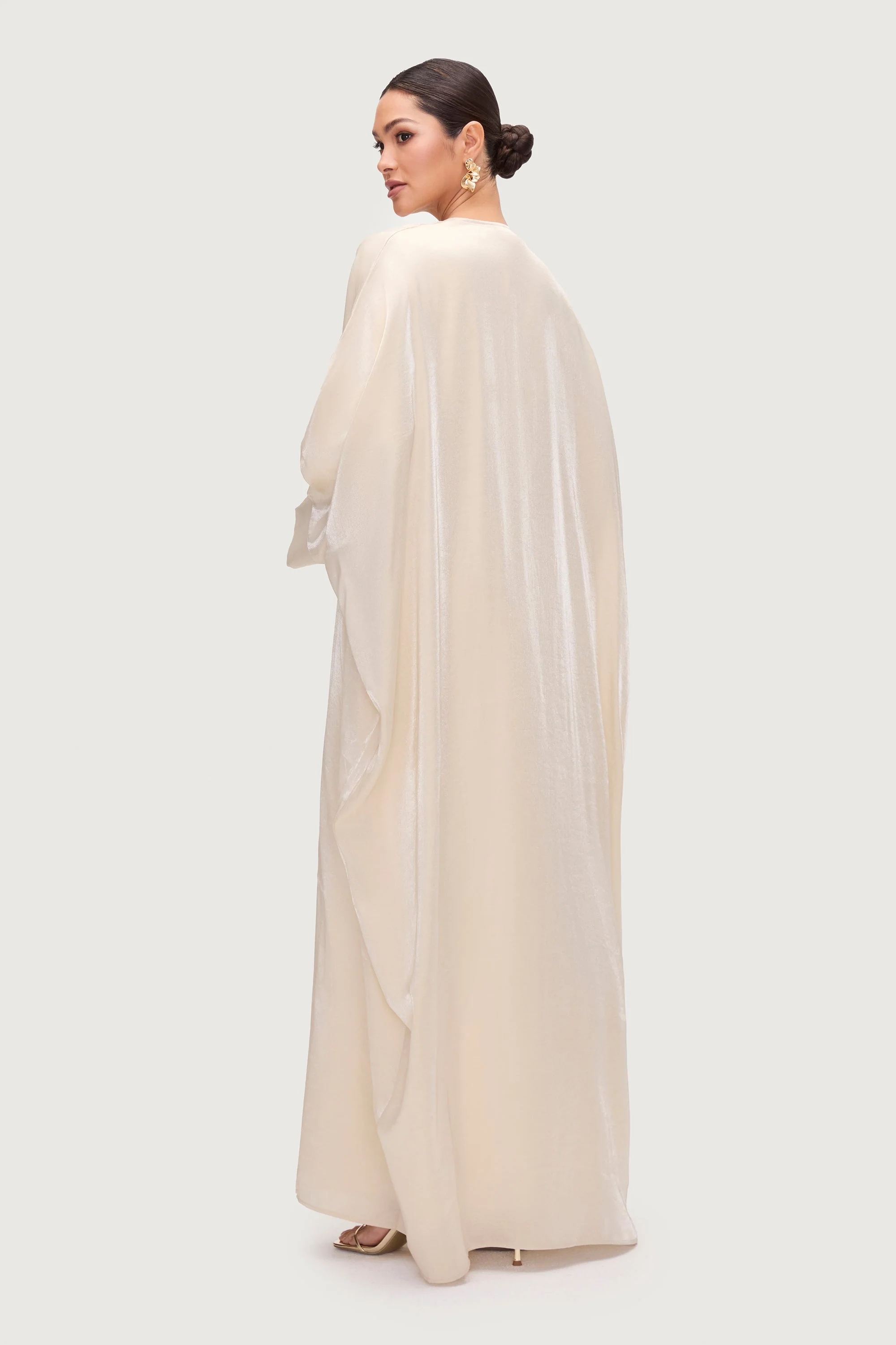 Zara Open Abaya - Moonlight - Image 7